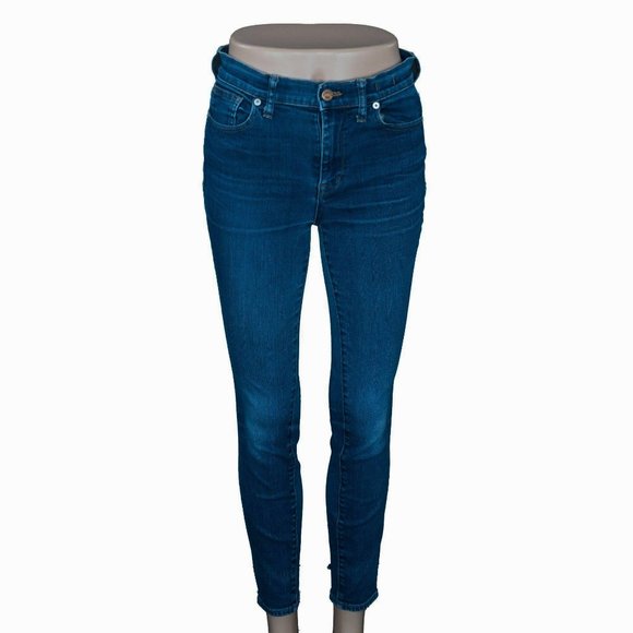 Madewell High Riser Whiskered Faded Skinny Jean 27 - Picture 4 of 13